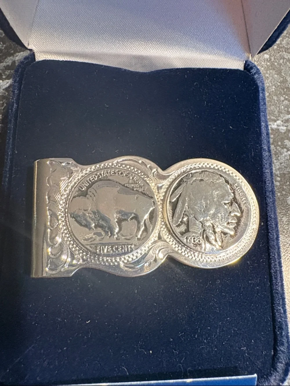 Montana Silversmiths Silver Western Coin Money Clip